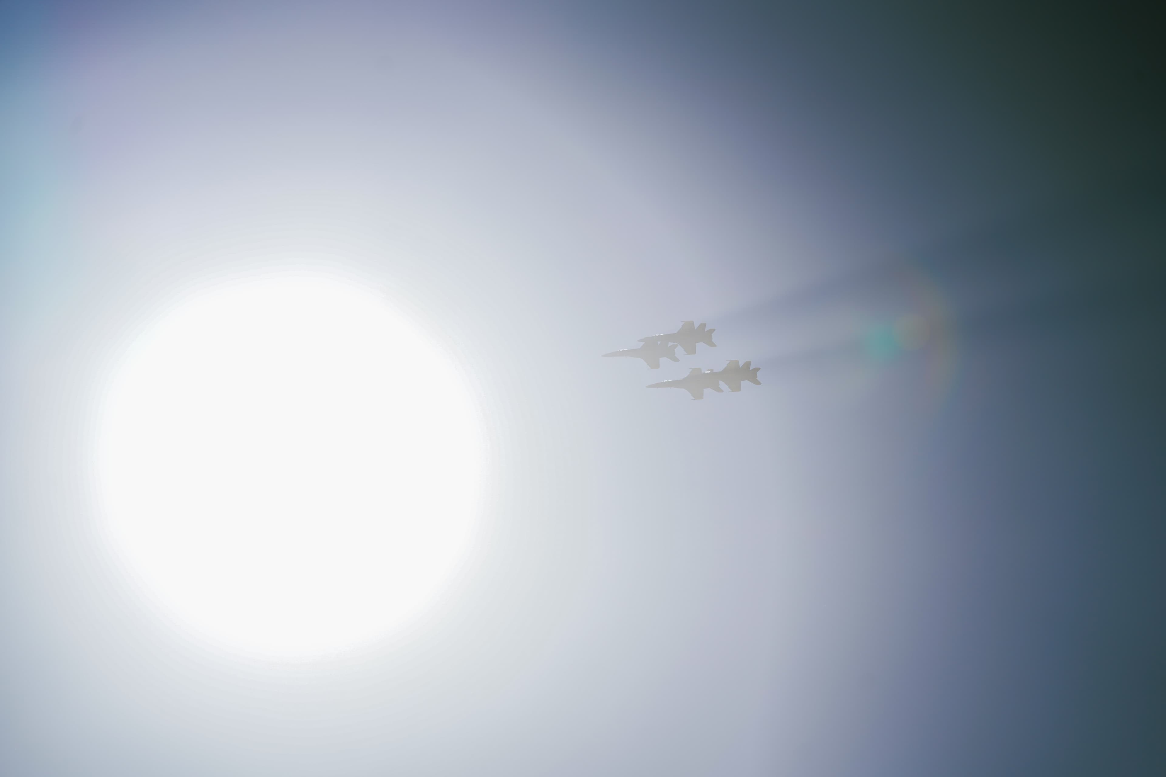 Into the sun